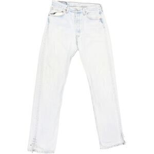 Vintage Levi's 501 Light Wash Rock Grunge High Waisted Festival Mom Denim Jeans